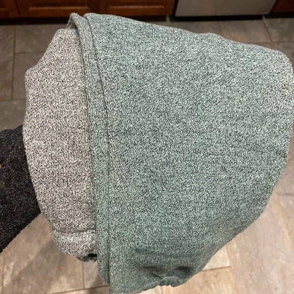 Roots Gray Joggers with Teal Logo - Picture 7 of 7